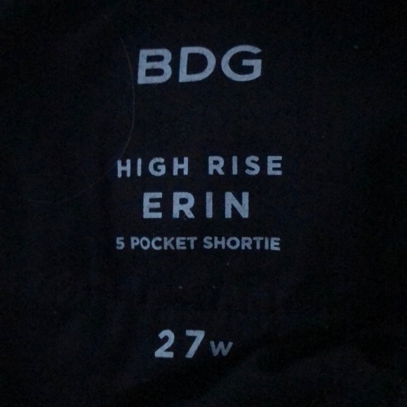 Black leather like shorts - Picture 3 of 3